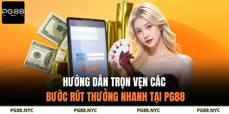 Hướng dẫn trọn vẹn các bước rút thưởng nhanh tại PG88